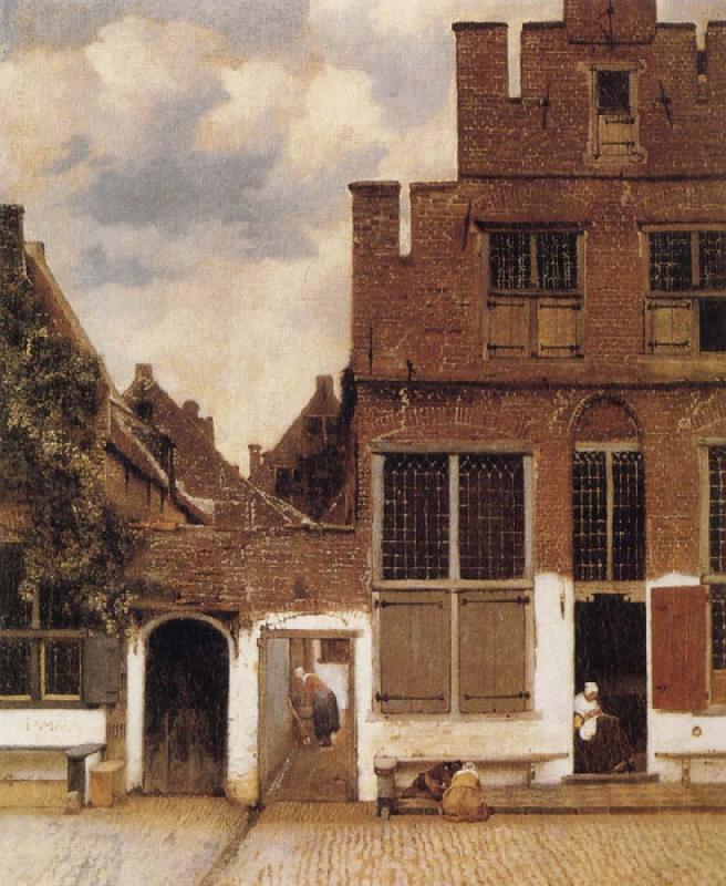 Jan Vermeer Street in Delft Germany oil painting art